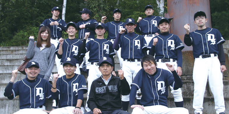 野球部あり! 楽しく活動しています