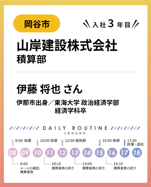 2025-伊藤　将也さん 諏訪市・岡谷市・下諏訪町・茅野市・原村・富士見町 就職ガイダンス